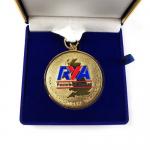 Customized Logo Engraved Custom Race Medals With Premium Velvet Packaging for sale