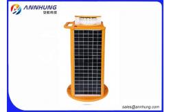 China Red Solar Aviation Obstruction Light with High Efficient LED Chip supplier