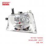 China 92102-5K000 Headlamp Unit Suitable for ISUZU DH78/65 for sale