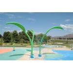 Outdoor Wet Playground Water Games Summer Water Park Spray Leaves - Green for sale