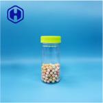 Round Shaped Transparent Food Plastic Gift Candies Sugar Nuts PET Packaging Jars for sale