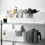 Rectangle Multifunction Plastic Storage Organizer 28x14x15cm for sale