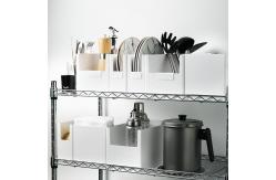 China Rectangle Multifunction Plastic Storage Organizer 28x14x15cm supplier