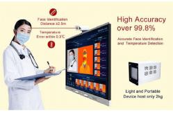 China Non Contact Walk Through Temperature Scanner Human Body Temperature Detection supplier