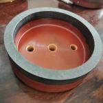 Wholesale Glass Straight Edge Machine Rubber Bowl Shape Resin Wheels for sale