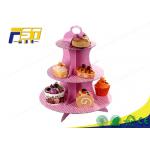 Custom Tiered Cardboard Cake Display Full Color Printing For Cake Retail Stores for sale