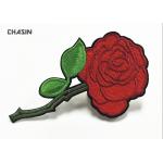 OEM 10cm Width Flower Rose Applique Patches For Woman 'S Clothes for sale