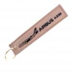 AIRBUS A330 Collector's Keychain - Premium Embroidery + Rust-Proof Metal Ring (Aviation Gift) for sale