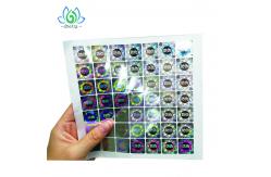 China Anticounterfeiting Silver Goil 3D Tamper Proof Barcode Labels supplier