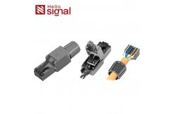 China Soild Zinc Alloy Toolless CAT8 RJ45 Shielded Plug ZC-G40S-4-C8 supplier