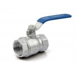 Investment Casting 2pc Ball Valve CF8 / CF8m DIN JIS ANSI Full Port Industrial Flange Floating for sale