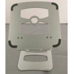 Silver Anodic oxidizing Metal Laptop Stand Tablet Desk Holder 238*250*3MM for sale