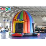 Best Inflatable Tent 5x4x3.8mH Inflatable Disco Dome Bouncy Castle With Magic Lights