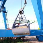 3 CMB 2 Rope Coal 3 Cubic Mechanical Grab Bucket for sale