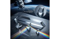 China Custom Aviation Obstacle Light Optic Crystal  Glass Optical Prism supplier