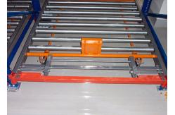 China High Density Gravity Flow Pallet Rack Metal Roller Stainless Steel Q235B supplier
