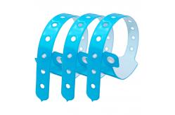China Customized Paper Event Wristbands Irregular Shape Polished Surface Treatment supplier