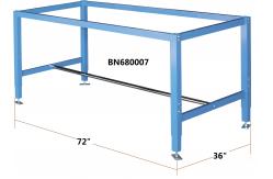 China Mobile Industrial Work Benches Warehouse Packing Benches Top Optional 72 X 36 supplier