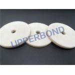 Rust Proof Customized  7X10X6mm White Grinding Wheel  Tobacco Machinery Spare Parts for sale