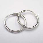 Sterling Silver 925 Rhodium Plated  Hoop Earring for sale