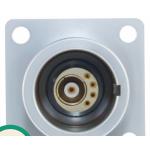 Brass Chrome 2K 4pin Lemo Mixed Connector Video Coaxial Female for sale