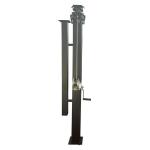 Customizable Manual Telescopic Mast 19ft 20ft For Mobile Surveillance Trailer for sale