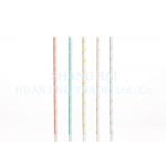 Cake Pops Smoothie Paper Straws Christmas Paper Drinking Straws Customized Pattern for sale