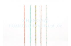 China Cake Pops Smoothie Paper Straws Christmas Paper Drinking Straws Customized Pattern supplier