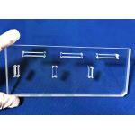 ISO9001 99.99 Purity Uv Clear Fused Silica Plate With Hole for sale