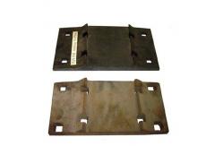 China Railroad Sleepers Fixing Tie Plate For Rail Onto Or Concrete Sleepers supplier