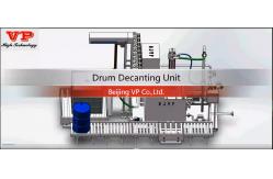 China 200L Barrel Drum Decanting Unit For Lube Oil Blending Plants supplier