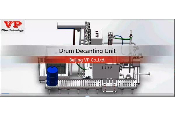 200L Barrel Drum Decanting Unit For Lube Oil Blending Plants