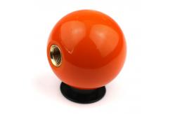China Custom Resin Billiard Shift Knob White  Black Orange  ISO9001 Certificated supplier
