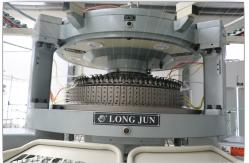 China Synthetic Fiber Circular Knitting Machine For Camouflage 3D Shoes Air Mesh Fabric supplier