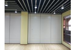 China Commercial Movable Track Sliding Partition Walls Panel thickness 85 mm supplier