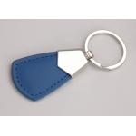Red Color PU Leather Key Chains Blue Personalized Custom Printing Logo for sale