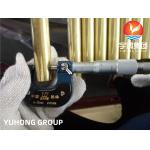 Copper Nickel Alloy Seamless Tubes ASTM B111 C44300 Admiralty Brass Tubes  Generator Cooling Raditor for sale