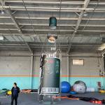 Customized Giant Transparent bottle model Advertising inflatable for promotion for sale