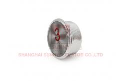China Elevator Braille Push Button Transparent Plastic Characters With Braille supplier