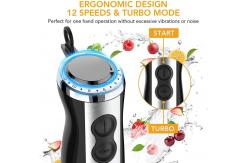China 800W Pure Copper Motor Immersion Stick Blender Anti Splash Low Noise supplier