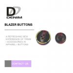 Popular Colored Blazer Coat Buttons Fashion Design For Commercial for sale