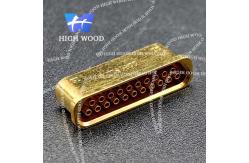China J30J SERIES Glass Sintered Gas Sealed Rectangular Electrical Connector , J30JM1-21ZKS19 supplier