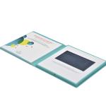 7 Inch Advertising Video Book , Video Greeting Card CE ROHS FCC Certificate for sale