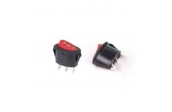 China 12 Volt Lighted Rocker Switch Spst 3 Connections For Electronic Equipment supplier