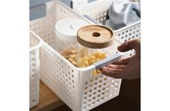 China Multifunction Sterilite Deep Ultra Basket 34*16.8 Mesh Plastic Storage Basket supplier