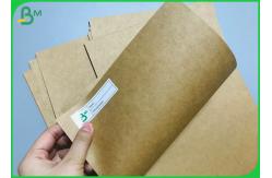China Strong Brown Kraft Paper Cardstock 80G 100G Sack Craft Board Roll 115cm Width supplier