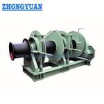 Electric Hydraulic Mooring Winch Double Drum Single Warping End for sale