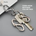OEM ODM Double Snap Spring Clip Metal Accessories S Hook Carabiner