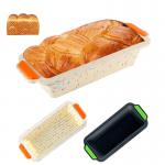 Non Stick Rectangle Loaf Toast Silicone Bread Pan for sale