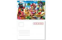 China Vincent Van Gogh Artwork 3d Lenticular Picture Postcard UV Offset Printing supplier